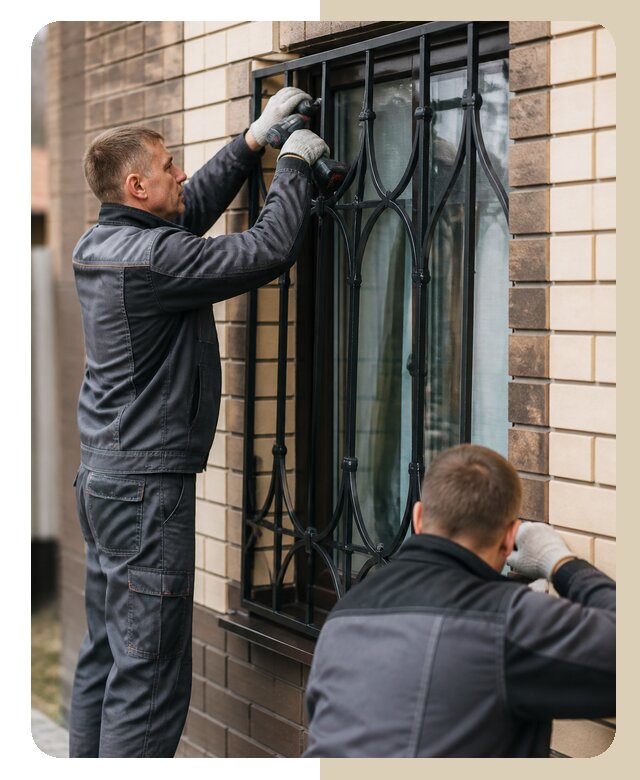 Установка решеток в дом в Шарыпове по цене от 3537 р. | ДвериЛегко-Шрп